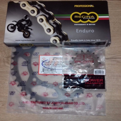 SPROCKET SET & CHAIN Regina-Z O Ring Ultra H/D Gold Chain 520 x 118 KTM YAMAHA HONDA